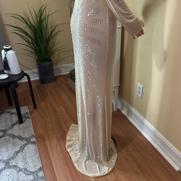 🥀Elegant Sequin Long Sleeve Dress - Picture 11 of 12